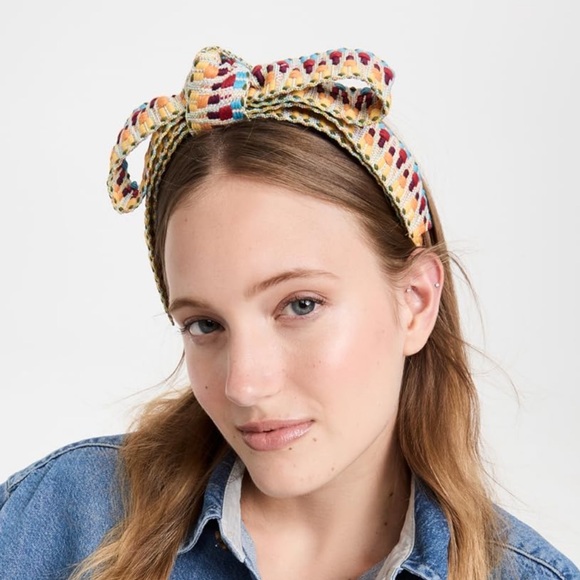 Lele Sedoughi Shirley Wide Ribbon Headband - Picture 8 of 8